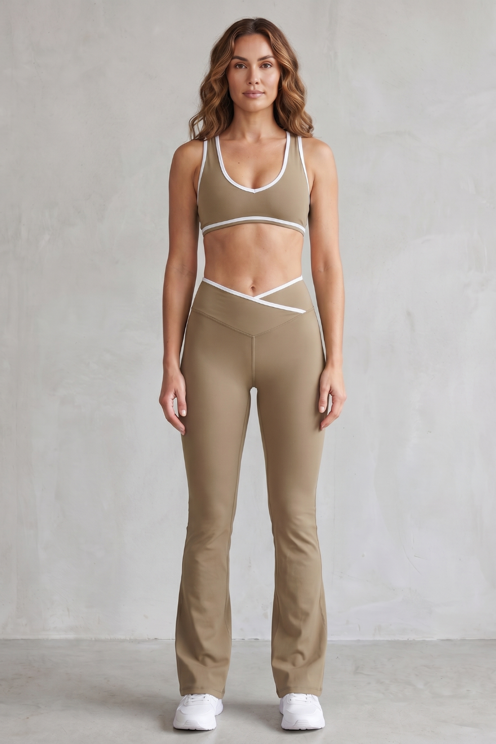Aurelia – Sculpting contrast trim – Activewear set