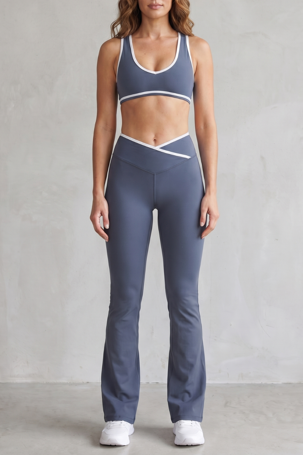 Aurelia – Sculpting contrast trim – Activewear set
