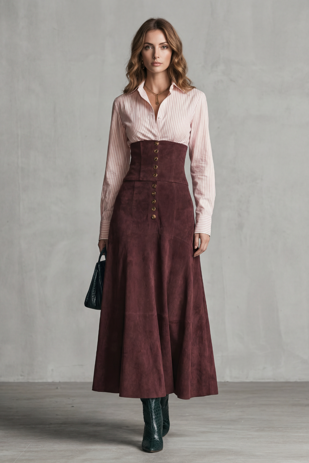 Avelinne – Corset waist silhouette – Maxi dress