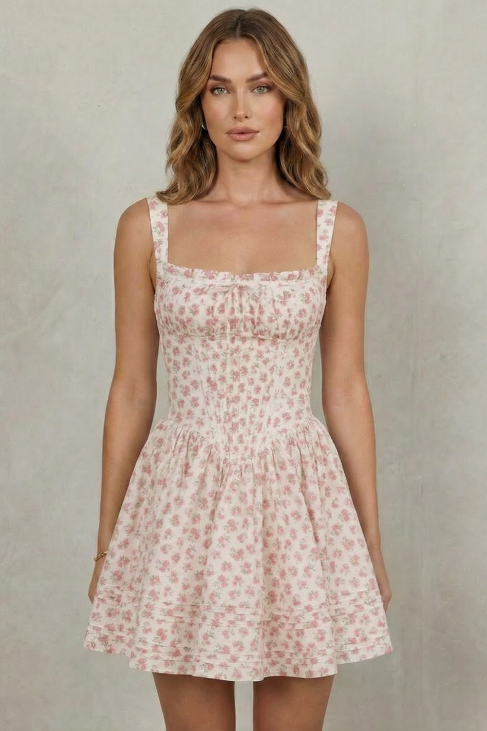 Avellina – Soft floral charm – Mini dress