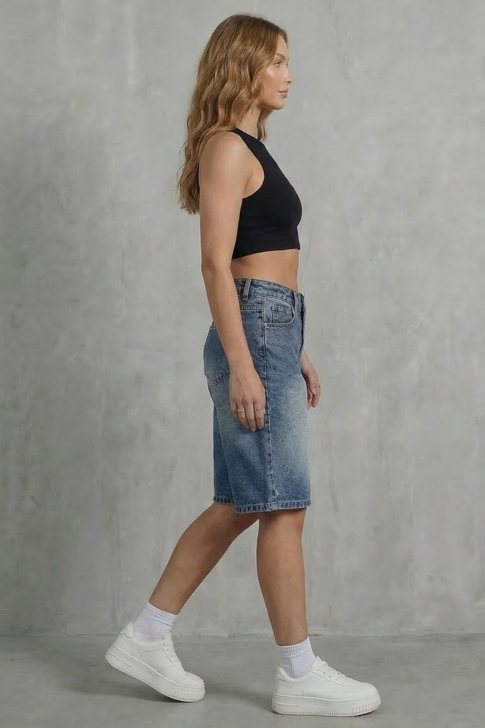 Bellamira – Vintage high waist – Denim shorts