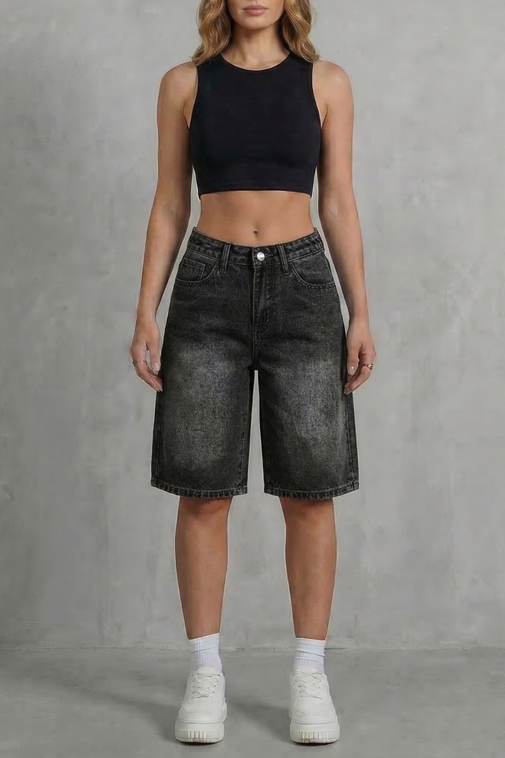 Bellamira – Vintage high waist – Denim shorts