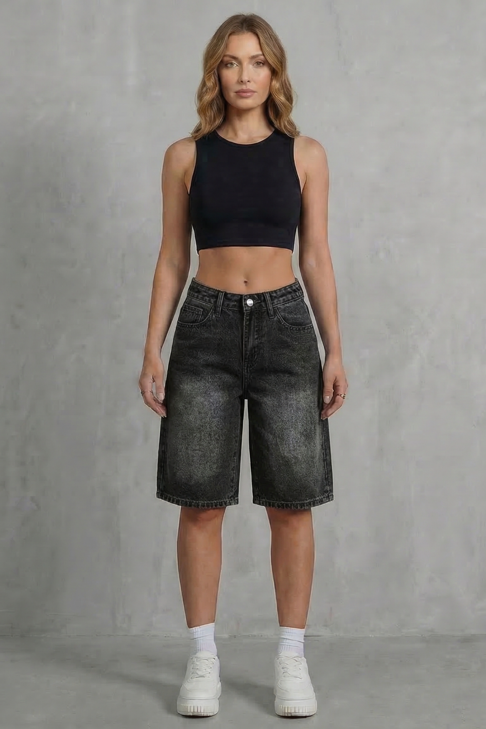 Bellamira – Vintage high waist – Denim shorts