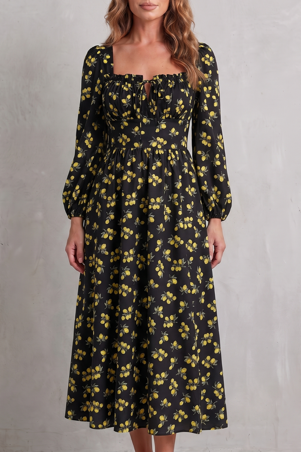 Limonetta – Sweet fruit print romance – Maxi dress