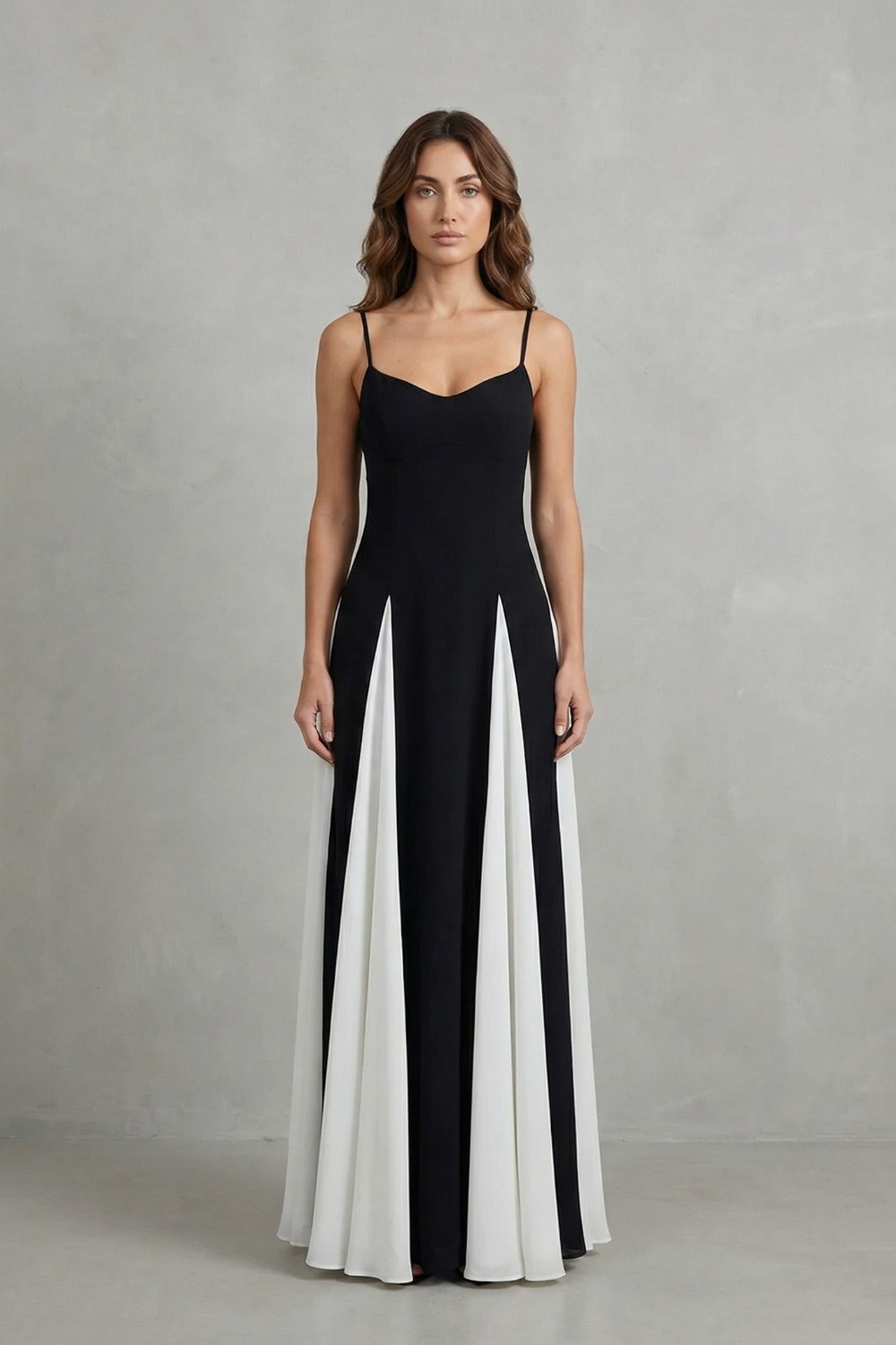 Lovie – Modern contrast – Women’s Elegant Maxi Dress