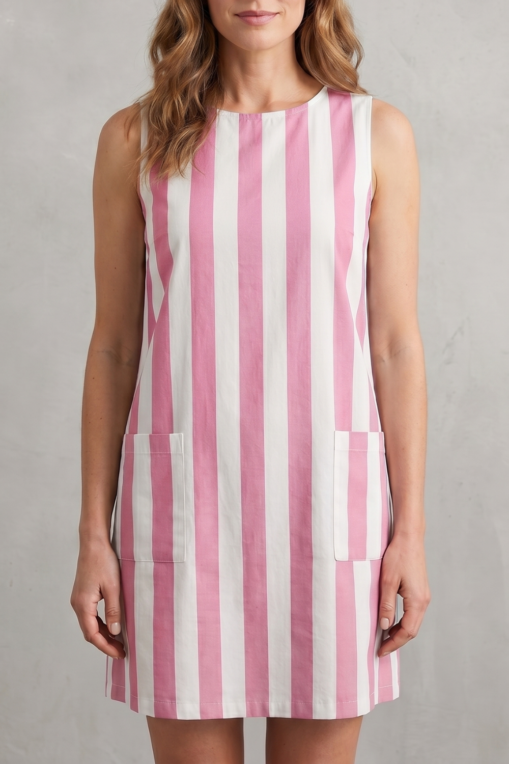 Marivelle – Monochrome striped charm – Mini dress