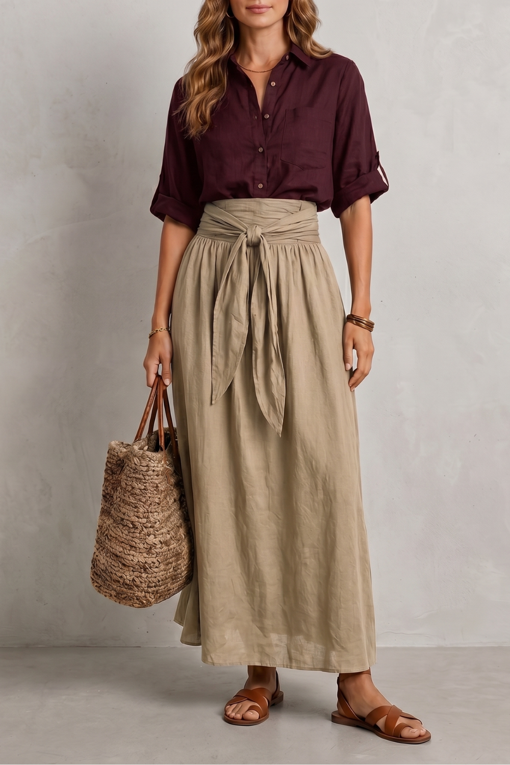 Seravina – Effortless resort elegance – Maxi skirt set