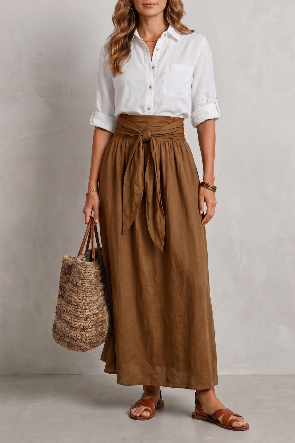 Seravina – Effortless resort elegance – Maxi skirt set