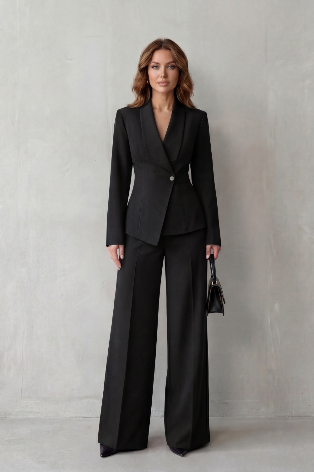 Valdérie – Sculpted waist – Tailored suit set